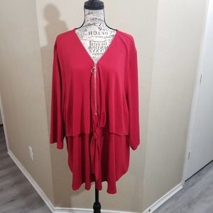 Avenue zipper top plus size 30 NWT